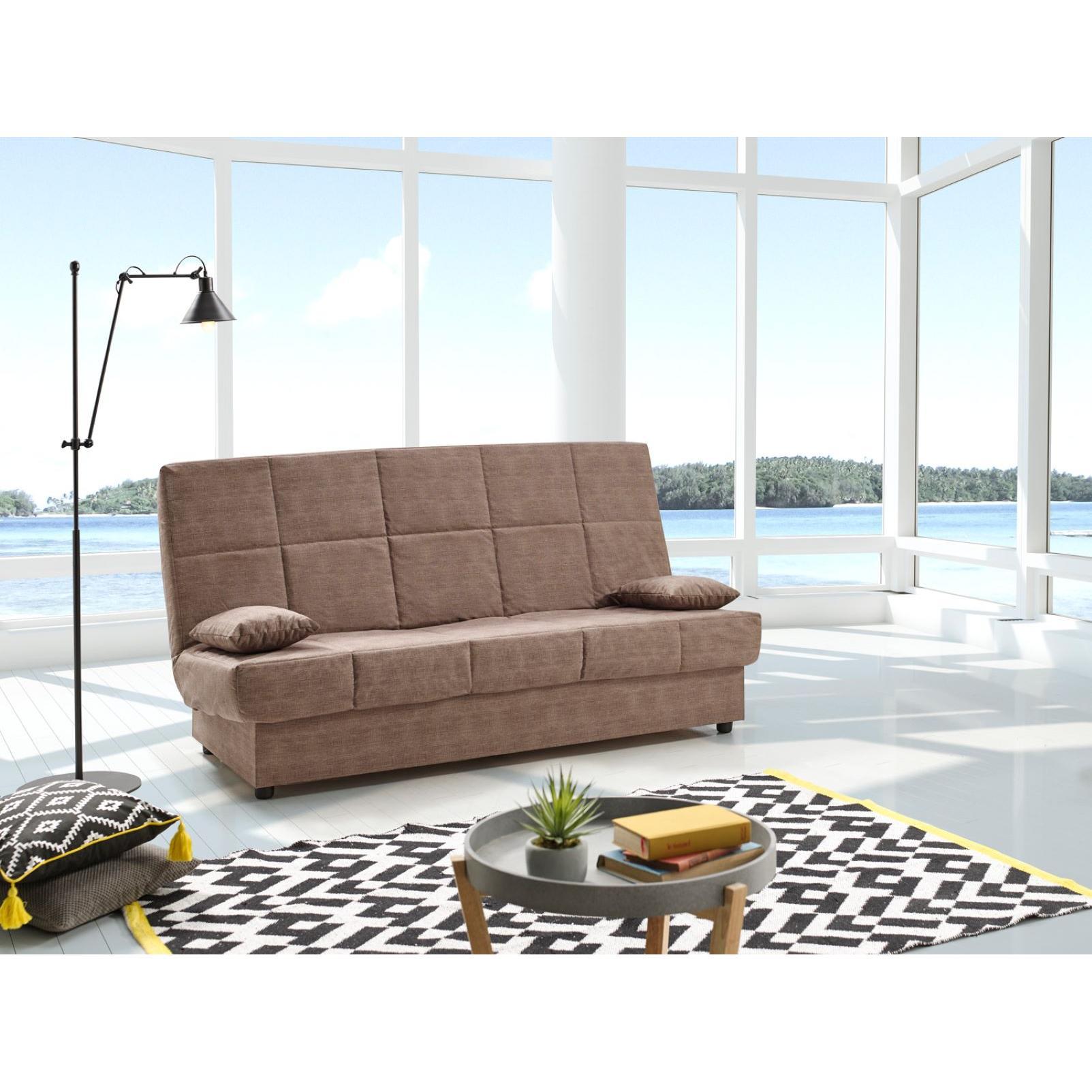 Matris - Sofá Cama Clic Clac Julieta 3 Plazas Medida sofá: 184x75x31 cm. Medida Cama: 190x132x40 cm. Incluye 2 Cojines