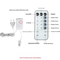 Luces De Cadena LED De Icicle 3.5-40M Para Navidad Y Bodas Decoración Exterior Y Interior Con Control Remoto Luz De Navidad De Guirnalda De Farolillos - details 4