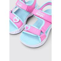 Skechers HEART LIGHTS SANDALS Sandalias Planas Niña Rosa - details 2