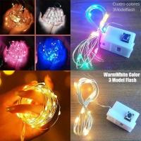 Cadenas De Luces LED 10pcs Pequeñas Y Coloridas Con Pilas Incluidas Para Decoración De Hogar Y Exterior Ideal Para Festivales Y Vacaciones - details 3