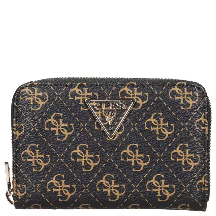 CARTERA GUESS MEDIANA PARA MUJER LAUREL SLG QE8500140 LOGO MARRÓN - 1