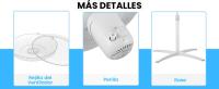 MIDEA Ventilador de Pie de 3 Velocidades y 40W - Ventilador Silencioso con Oscilación 90º y Altura Ajustable - Flujo de Aire Potente 40m3/min, Ligero y Fácil transporte, Cabezal Reclinable - 1 unidad - details 4