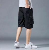 Shorts De Trabajo Para Hombre Con Múltiples Bolsillos Pantalones Cortos Sueltos Y Ligeros Para El Verano Estilo Casual - details 6