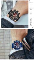 Reloj De Deporte Para Hombre MINI FOCUS Con Grande Dial Luminoso Multifuncional Resistente Al Agua Cuarzo Silicona Correa 220mm - details 25