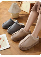 Pantuflas De Casa Para Mujer Invierno Suaves Suela No Esmerilada Cálido Peluche Pantuflas De Mujer Cerca De La Pared No Esmerilada Casual Algodón Zapatos - details 1