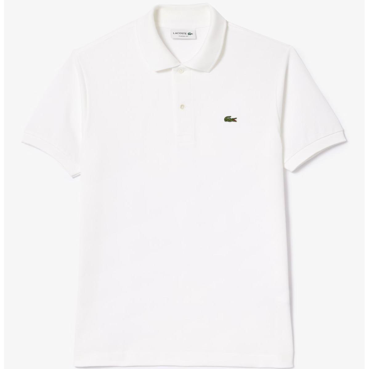 Lacoste Polo de corte clásico para hombre - Manga corta y algodón piqué L1212