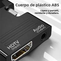 Adaptador HDMI-compatible a VGA HD 1080P Con Cable De Audio 3.5mm Convertidor Para PC Laptops TV Box Proyector - details 2