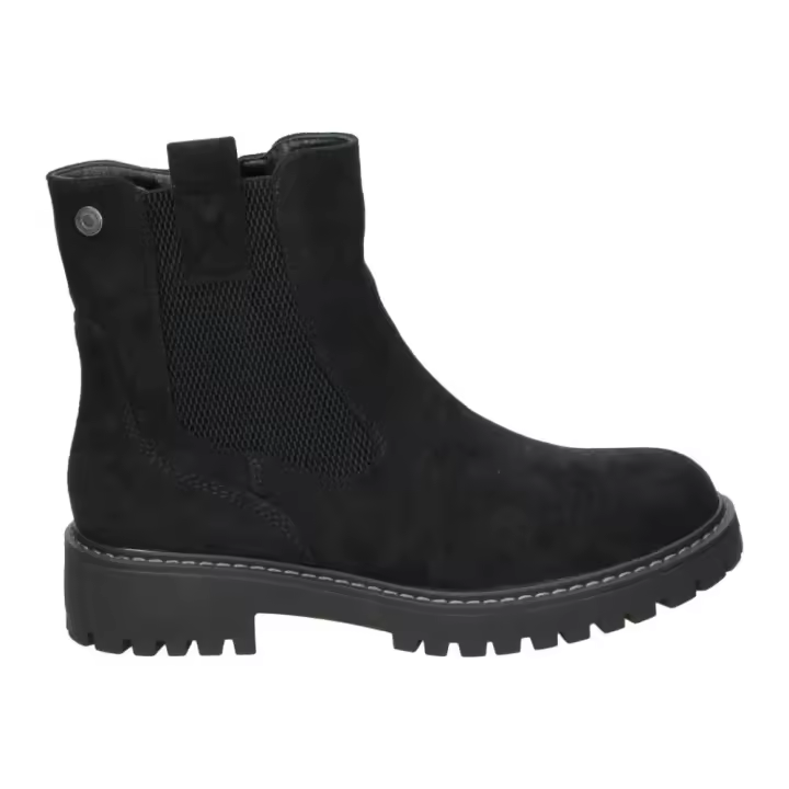 REFRESH | Botines Planos Refresh para Mujer – Botines Casual en Negro – Botín con Cremallera Lateral – Estilosos – Cómodos – Versátiles y Combinables – Modelo 173027 - 1