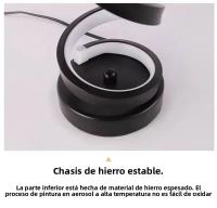 Lámpara De Escritorio RGB LED Blanco Luz Nocturna USB Dimmer Espiral Serpiente Lectura Luz De Escritorio Decoración Dormitorio Botón De Encendido Y Apagado - details 20