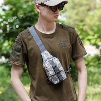 Bolsa De Pecho Táctica Militar Para Practicantes De EDC Deporte Mochila Cruz Pegatines Resistente a Agujeros Para Acampar Senderismo Bicicleta Caza - details 2