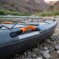 Correa De Nylon Resistente Para Remolques Y Barcos Con Asas Antideslizantes Y Tornillos Y Aros Para Kayak Canoa Y Raft - details 0