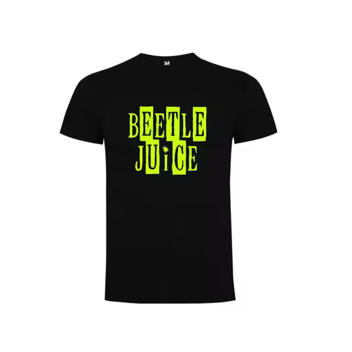 Camiseta con texto Bitelchus,Beetlejuice diseño de moda-creaciones estefania dm - 1