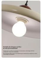 Lámpara Colgante LED Moderna Y Minimalista En Forma De UFO Circular Para Restaurante Mesa De Comedor Barra Iluminación De Ambiente - details 11