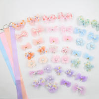 Set De 11 Clips De Cabello Con Encaje Y Plumas Para Bebés Niñas Con Borlas Alas Plateadas Y Barretas De Flor De Perla Almacenamiento De Cinturón Uso Diario Para Niñas - details 5