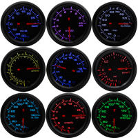 Gauge De Coche LED 52mm 7 Colores Boost/Temperatura De Agua/Temperatura De Aceite/Presión De Aceite/Voltímetro/Área De Combustible/EGT/Tachímetro RPM +Gauge Pods - details 20