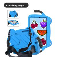 Estuche Protector Para Tableta Samsung Galaxy Tab A9 A11 plus A7 Lite A8 A9 A11 a Prueba De Golpes Y Lavable Con Soporte De Doble Ángulo Y Asa. Adecuado Para Niños. - details 16