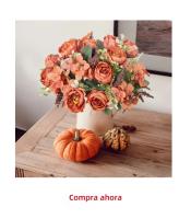 Rosa De Seda Artificial 10CM Para Boda Navidad Regalo DIY Decoración De Hogar Arcos De Jardín Corona De Flores Regalo Caliente - details 6