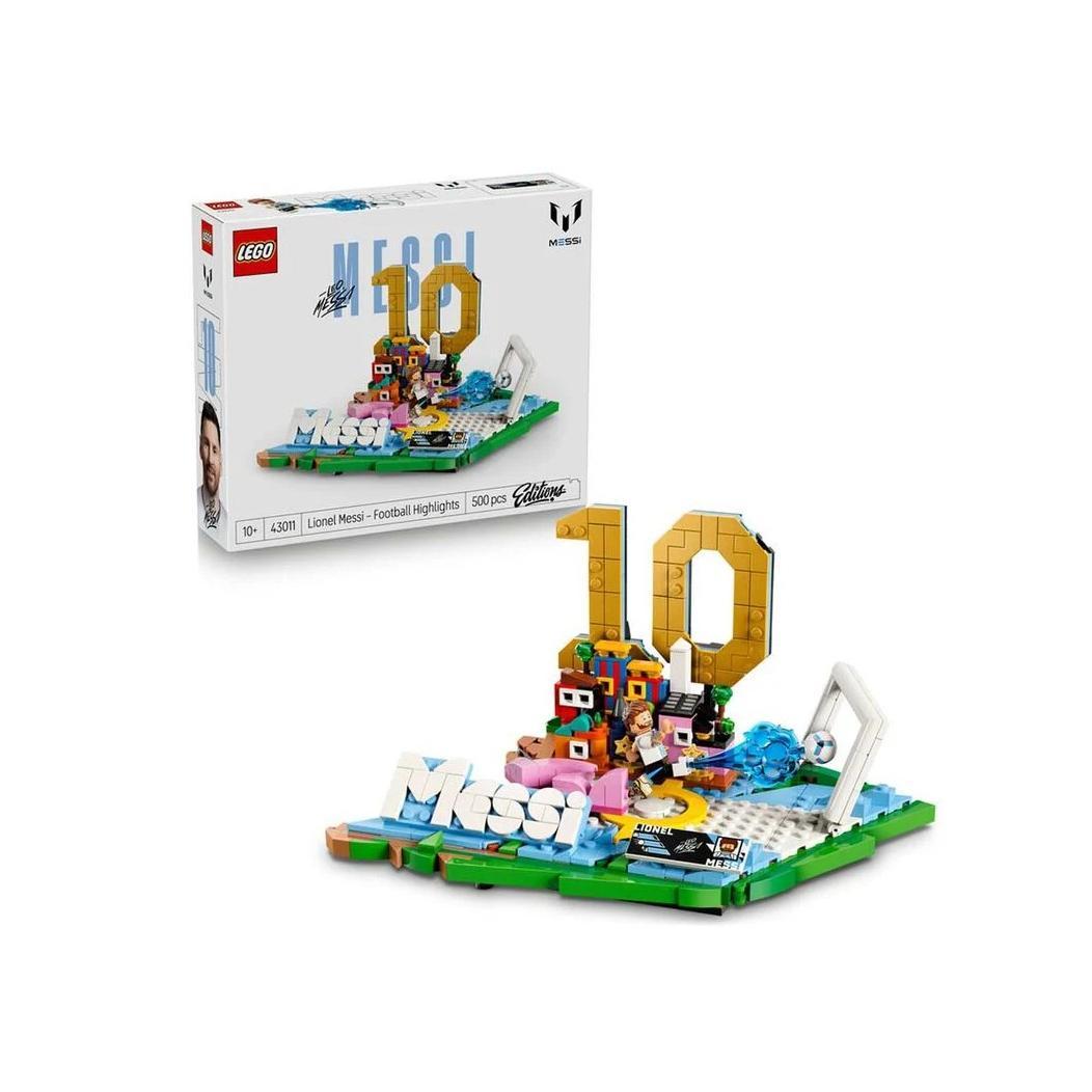 LEGO Editions Lionel Messi: Fenómenos del Fútbol con Minifigura de Futbolista 10+ Años Lego 43011