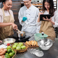 STARLEY-Molino de alimentos ergonómico, molino de granos de acero inoxidable, máquina de molienda de alimentos Manual con 3 discos de molinillo de alimentos para puré de patatas - details 5