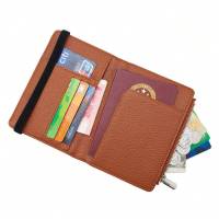Cartera De Pasaporte Antirrobo RFID Bolsa De Viaje Multifuncional Clip De Pasaporte Monedero De Viaje Material PU - details 4