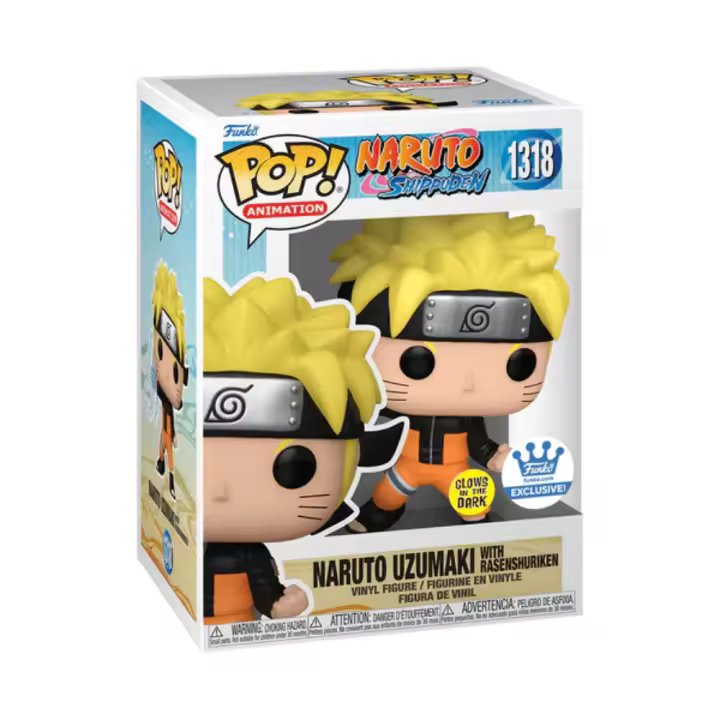 Funko Pop Naruto Uzumaki con Rasenshuriken Naruto Shippuden GITD Exclusive - 1