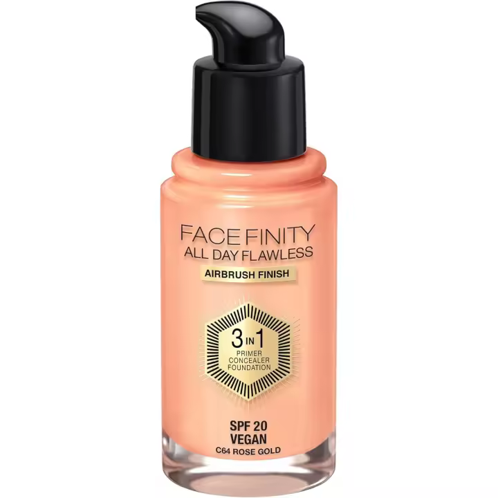 MAX FACTOR Facefinity 3in1 Foundation 64 Rose Gold 30 ml - 1
