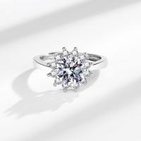 Anillo De Moissanita 2ct En Plata De Ley 925 Para Mujer Joyería De Boda Y Compromiso Calidad Superior Moda Fiesta - details 3