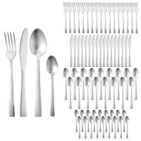 San Ignacio Cubertería de 72 Piezas en Acero inoxidable Mate, Set completo para 18 Servicios, Diseño elegante y resistente - details 0
