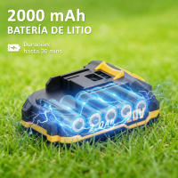 Outsunny Tijeras Cortasetos Eléctrico, Cortasetos Batería 18V con Batería de 2000mAh, Hoja de Doble Acción de 51 cm, Motor sin Escobillas y Cargador para Setos, Césped, Naranja - details 1