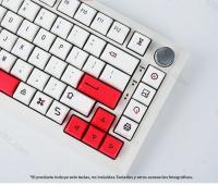 USLION 126 Teclas XDA Profile PBT Keycaps Rosa Blanca Para Teclado Mecánico De Juego Personalizado Inglés Japonés Ruso - details 3