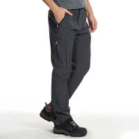 Pantalones Térmicos De Fleece Para Hombres 2024 Impermeables Resistentes Al Viento Para Trabajar Al Aire Libre Caminatas Y Camping En Invierno - details 6