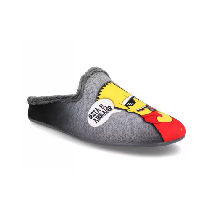 ZAPATILLAS 903 BE RELAX Comodidad y Humor de Springfield para tu Descanso.¡Ay Caramba! Disfruta de la comodidad en casa con el estilo descarado de Bart Simpson. Estas zapatillas de casa son perfectas para fans, asegurando que tus pies estén calientes con - 1