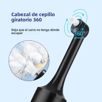 Limpia Dientes Eléctrico Con 4 Modos Herramienta De Blanqueamiento Dental Eliminador De Tartar Y Placa Cuidado Oral Fresco Negro - details 2