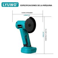 LYUWO 21V Mini Molinillo De Ángulo De Alta Potencia 3 Pulgadas Máquina De Pulido Y Corte Portátil Para DIY En El Hogar - details 1