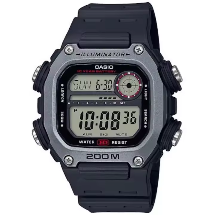 Reloj Deportivo Hombre Casio DW-291H-1AJF JDM 10 años batería hora mundial 5 alarmas JDM (mercado interior japonés) - 1