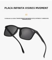 Gafas De Sol Polarizadas Para Hombre 2024 Marco Cuadrado Estilo De Moda Para Negocios Y Pesca Al Aire Libre Conducción - details 4