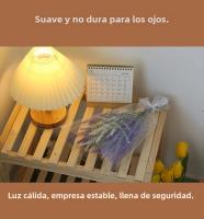 Lámpara De Escritorio LED Nórdica Con Enchufe USB Iluminación Interior Para Dormitorio Luz Nocturna Retro Para Bar Y Café Decoración De Mesa - details 10