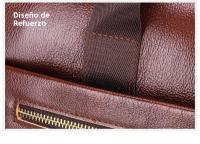Bolso De Negocios Para Hombre SCHLATUM De Cuero Genuino Gran Capacidad Con Portátil Bolsa De Mano Para Oficina Y Viajes - details 10