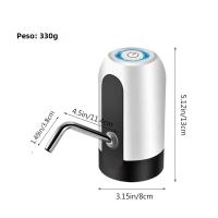 Bomba Eléctrica Para Agua De Botella De 2-5 Gallones Cargable Por USB Automática Para Uso Doméstico Oficina Camping Picnic - details 1