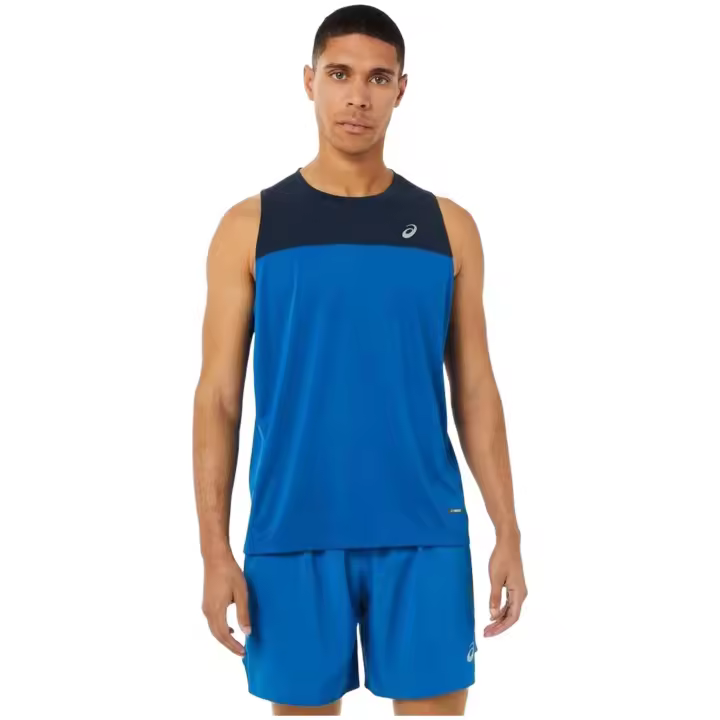 Textil Asics modelo Race Singlet en color Azul - 1