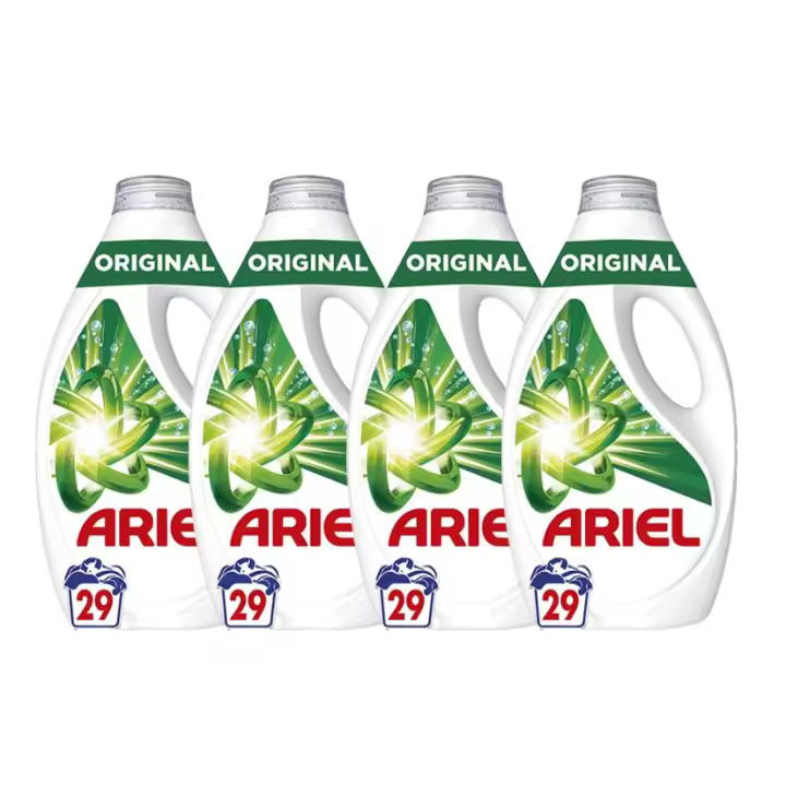 Ariel | Básico Detergente Líquido Limpio y Fresco, La Elección Económica De Ariel, Deja Tu Ropa Limpia Y Fresca, 116 lavados - 1