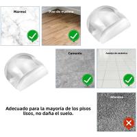 1/2Pcs Protector De Puertas Autoadhesivo Transparente Accesorios Para El Hogar Protección De Muebles Sin Necesidad De Perforación - details 1