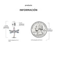 Encantos De Viaje Para Café Plata Charms Para Perros Y Gatos Corazón De Cuentas Adecuados Para Pulsera Original DIY Tendencia Clásica Vintage Romántica - details 286