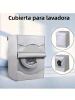 Cubierta De Lavadora Universal Impermeable Y Anti-Sol Para Secadora Frontal Material De Poliéster 100% Protección Duradera - details 1