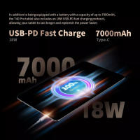 Teclast T40 Pro 4G Tablet 10,4 Pulgadas Pantalla 2000*1200, 8GB RAM+128GB ROM Ampliable hasta 1TB, Cámara Frontal 8MP Trasera 13MP, WiFi Doble Banda, Bluetooth 5.0, Batería 7000mAh Carga Rápida PD 18W - details 3