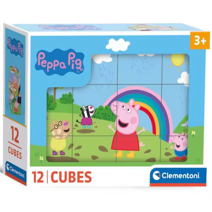 Puzzle Infantil Cubos de Peppa Pig +3A - 1