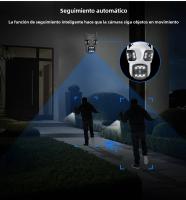 Cámara PTZ 4K Wifi Hiseeu Con Tres Lentes Y Tres Pantallas Para Exterior Vigilancia Video CCTV Con Seguimiento Automático Aplicación ICSEE P2P - details 7