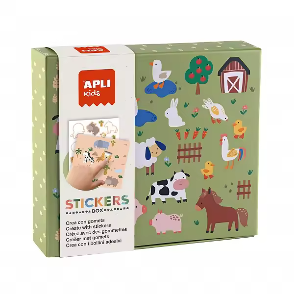 Apli Juego de gomets Animales y su hábitat - 1