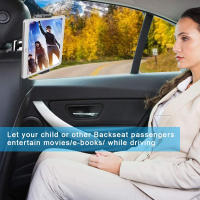 Soporte De Teléfono Móvil Para Coche Compatible Con iPad Rotativo De 360 Grados Flexible Soporte De Tablet Para Asiento Trasero De Coche Compatible Con Dispositivos De 4-11 Pulgadas - details 7