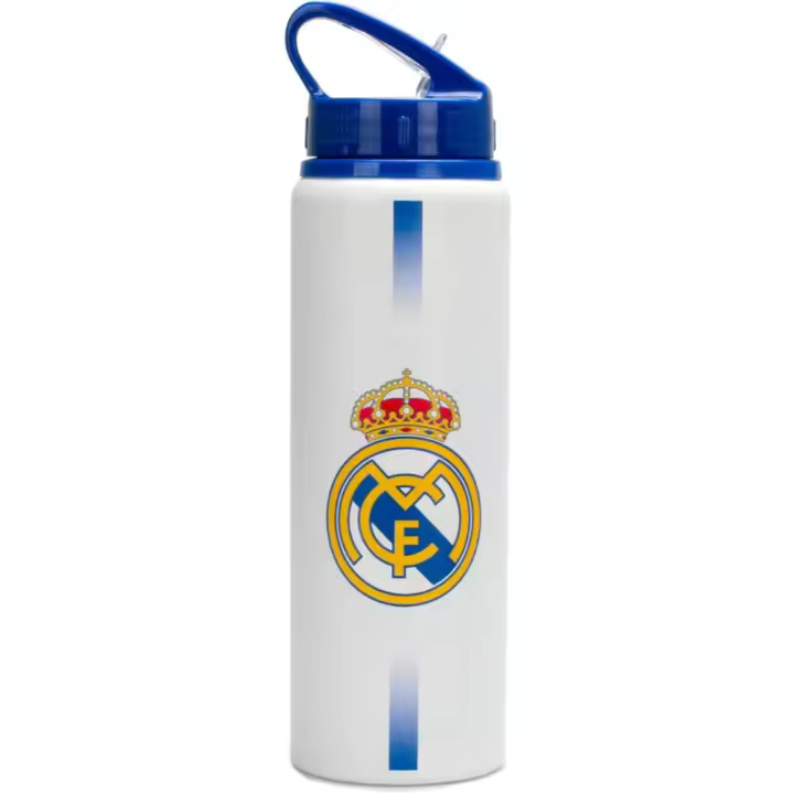 Botella Deportiva de Plástico Real Madrid Blanca y Azul 750 ML 86391 - 1